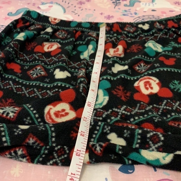 Fleece Mickey Holiday Jogger Style Pants - Picture 10 of 11